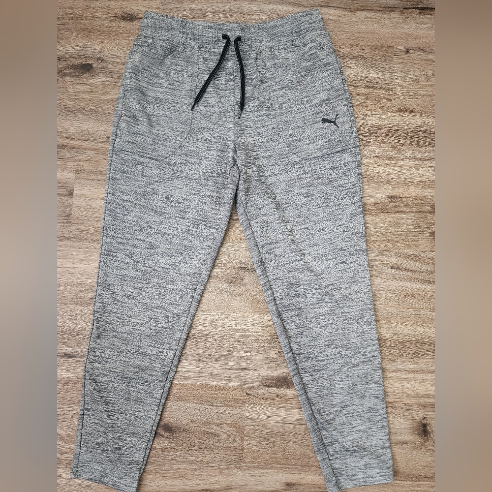Puma Gray Athletic Joggers Sweatpants